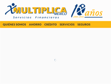 Tablet Screenshot of multiplicamexico.com